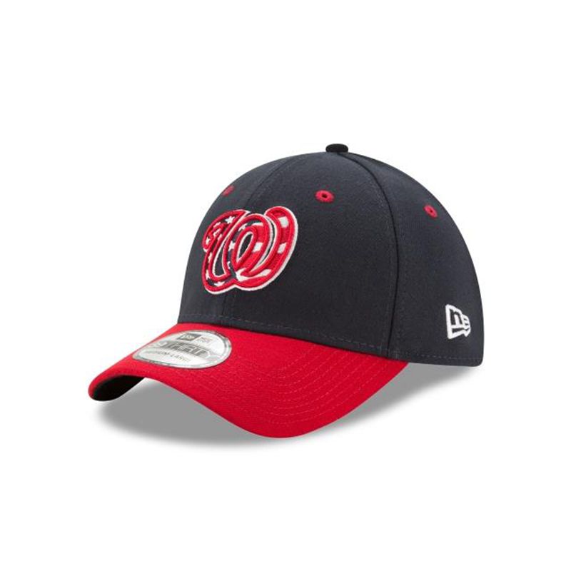 MLB Washington Nationals Team Classic 39Thirty Stretch Fit (JRP3216) - Blue New Era Caps